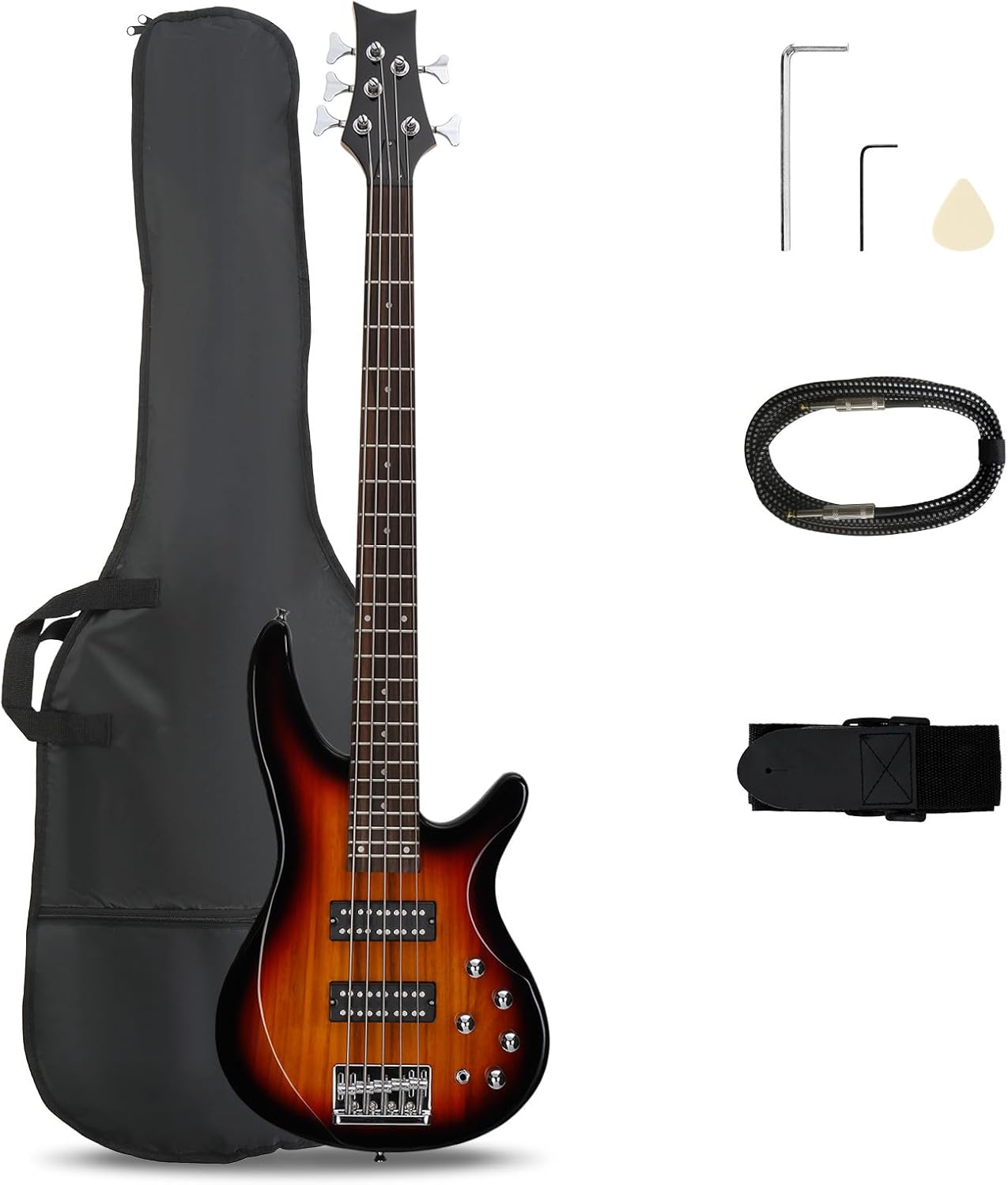 Bag Power Tools - 5 Telli Elektrik Bas Gitar, Tam