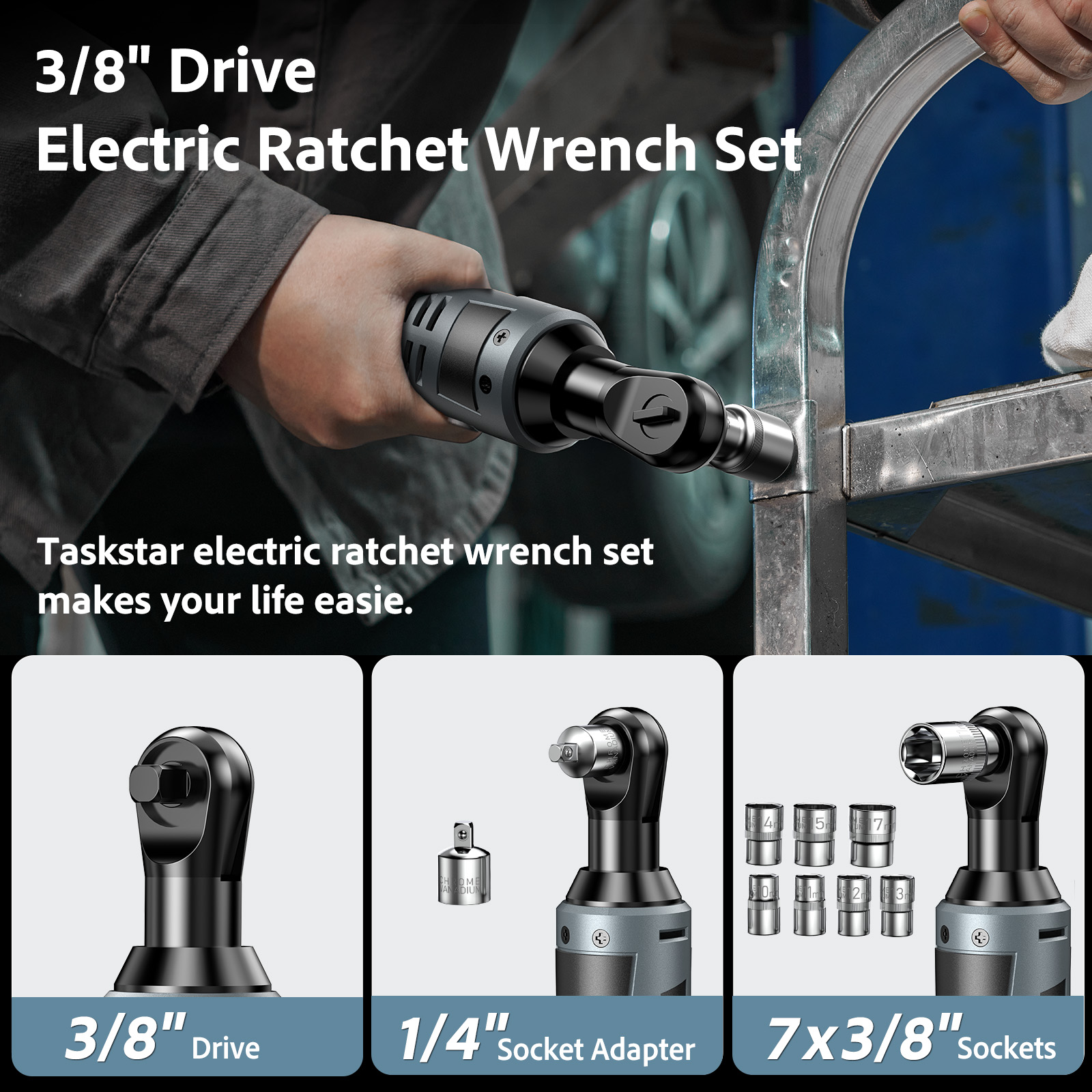 TaskStar Akülü Cırcır Anahtarı - Power Tools Automotive incelemesi ve fiyatı