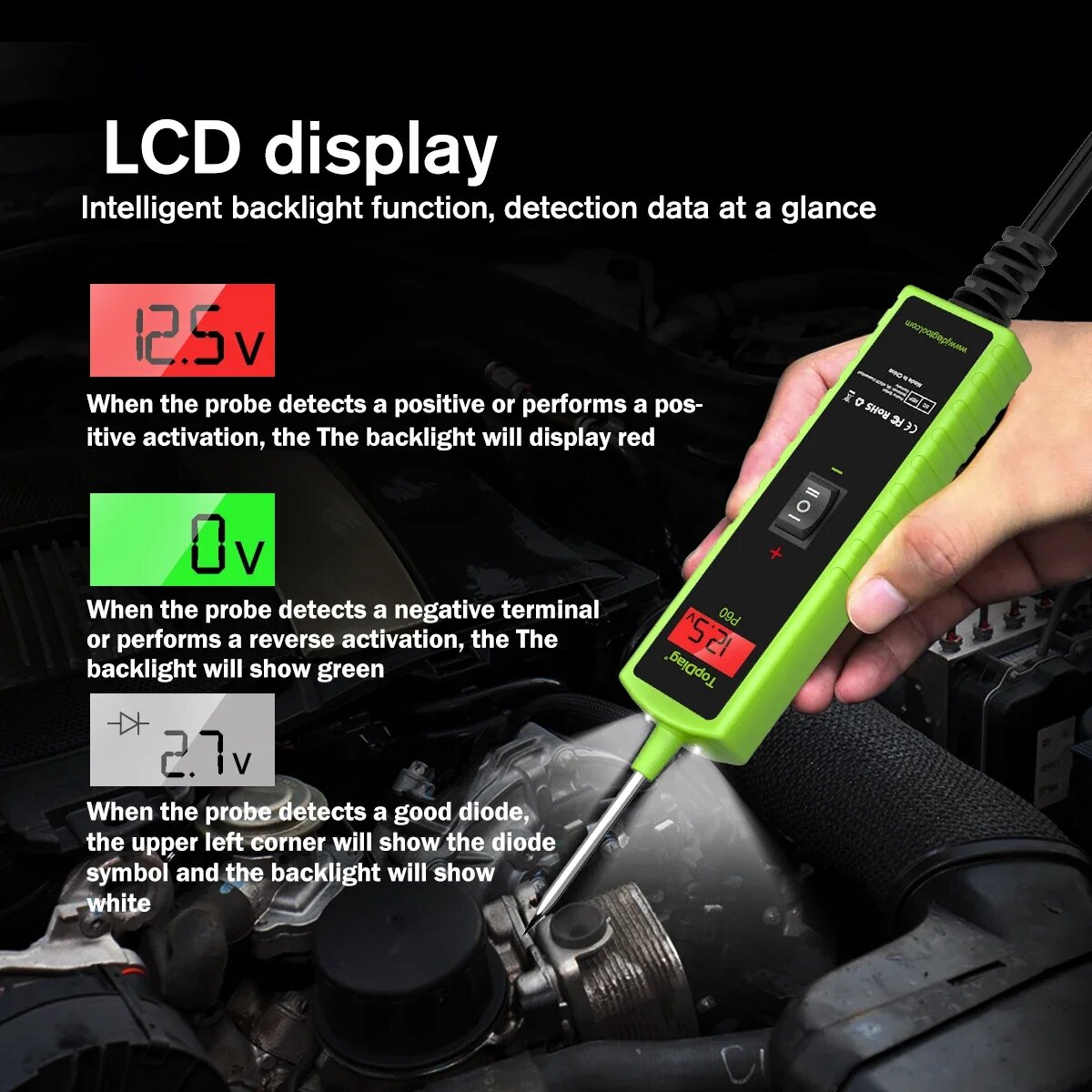 Jdiag P60 Otomotiv Güç Devresi - Power Tools Automotive incelemesi ve fiyatı