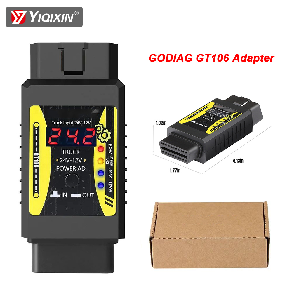 Godiag GT106 Artı Ağır Kamyon  - Power Tools Technician incelemesi ve fiyatı